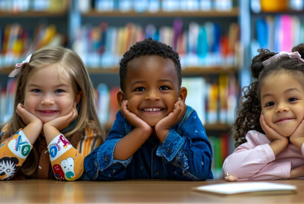 happy children at school